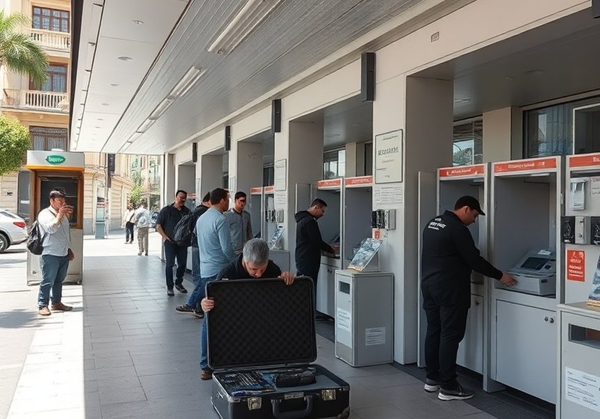 Después — Equipo restablecido en la misma visita y operando con normalidad.